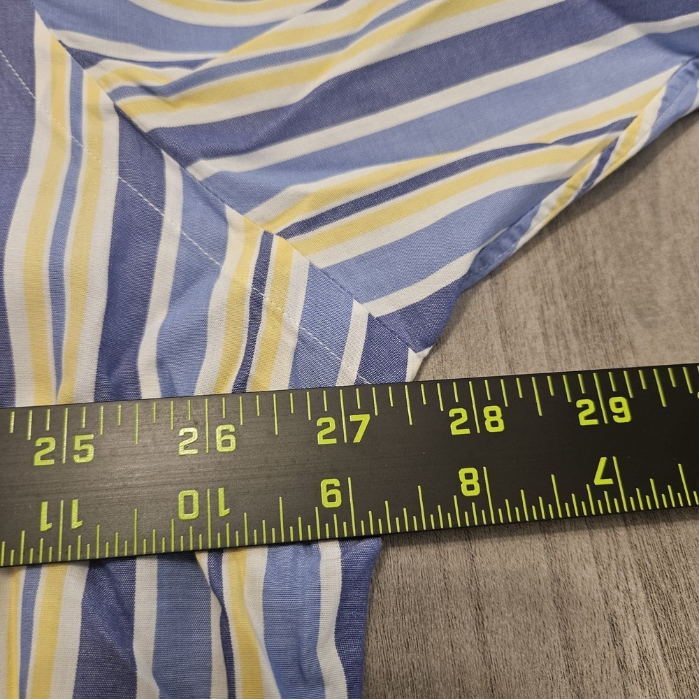 Polo Ralph Lauren Blake Button Up Shirt Extra Large Blue Yellow Pony Rugby Prep - Picture 4 of 7